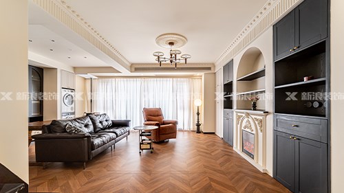 156m²轻法中古 23.8w装出杂志同款浪漫家|长沙全屋整装