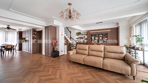汉唐翰林府145m²复式，法式中古超会装|长沙全屋整装